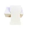 UUYYEO Hair Bow Hairpin Packaging Cards - 100 Pcs Cardboard Cards for Hair Barrettes and Accessories Organizing, White