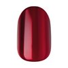KISS imPRESS No Glue Mani Press-On Nails, Color FX, 'Hidden Gem', Red, Short Size, Oval Shape, Includes 30 Nails, Prep Pad, Instructions Sheet, 1 Manicure Stick, 1 Mini File