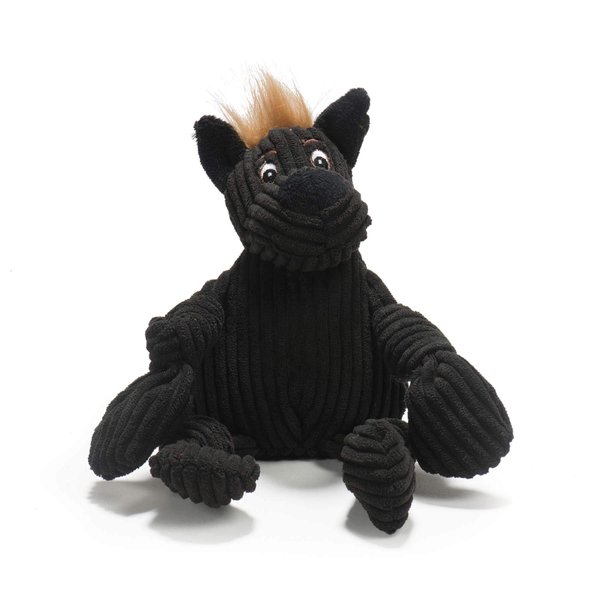 HuggleHounds Knotties Plush Dog Toy- Squeaky Interactive Puppy Toys- Soft Yet Tough, Reinforced, Durable Stuffed Pet Plush Toy for All Breeds and Ages- for Small and Medium Dogs- Small Tiny