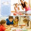 20 Pieces Polar Bear Animal Toy Figurines Set Includes Baby Bears 3D Model Educational Toys Bear Cake Toppers Christmas Birthday Gift for Boys and Girls Cake Decoration Craft Home Decoration