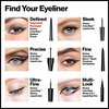 REVLON Pencil Eyeliner, ColorStay Eye Makeup with Built-in Sharpener, Waterproof, Smudgeproof, Longwearing with Ultra-Fine Tip, 201 Black, 0.01 Ounce