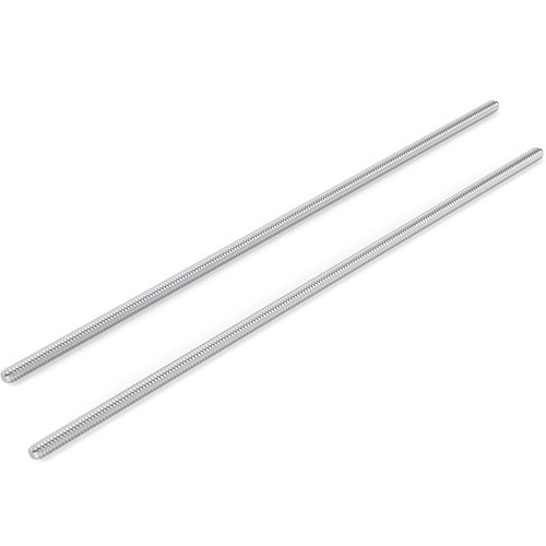 TAISHER 2PCS 304 Stainless Steel Fully Threaded Rod，1/4"-20 Long Threaded Screw 12" Length Right Hand Threads