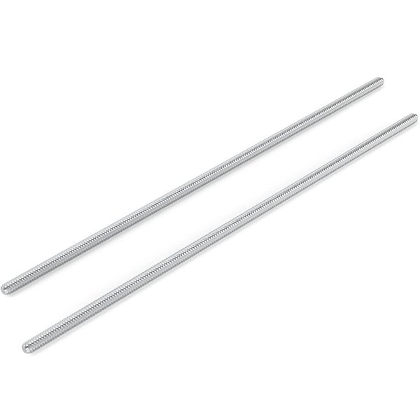 TAISHER 2PCS 304 Stainless Steel Fully Threaded Rod，1/4"-20 Long Threaded Screw 12" Length Right Hand Threads