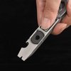 Titanium Pry Bar,Mighty Bar,EDC Tool,Versatile Pry Tool,Bottle Opener,Wrench,ratche screwdriver,Crowbar in One,Compact Versatile Pocket Pry Bar for Everyday Carry