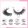 wiwoseo Lashes Natural Look Eyelashes with Lash Glue Cat Eye Lashes with Glue Kit Natural Lashes Extension Wispy Lashes with Eyelash Glue Short Lashes with Clear Lash Glue 7 Pairs Pack