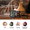 TEMNIO Digital Hygrometer Indoor Thermometer Hygrometer Room Thermometer and Humidity Gauge with Temperature Monitor for Home, Baby Room, Office, Greenhouse, Wall Mount, Black
