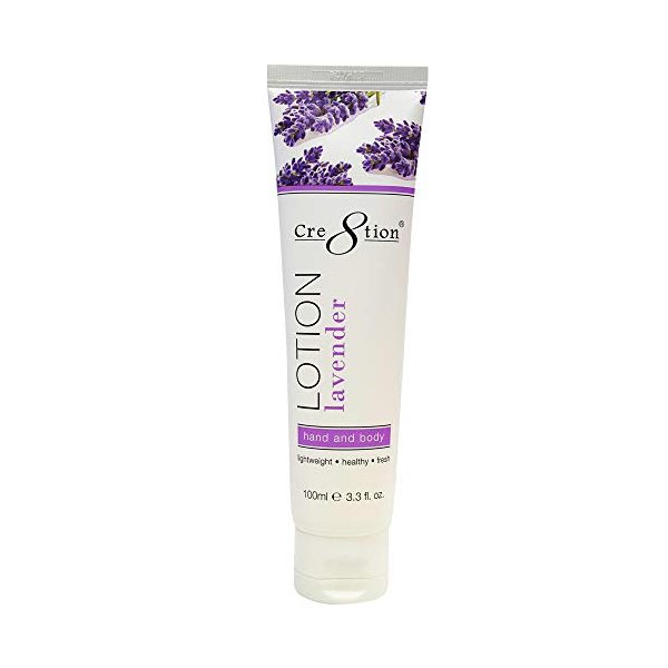 Cre8tion Spa Hand & Body Lotion Nourishing Skin Lotion Moisturizer From Dryness and Flaking 100 ml/fl. 3.3 oz (Lavender)