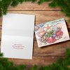 Designer Greetings Boxed Red Farm Studios Christmas Cards, Various Seashells with a Starfish and Holly (Box of 18 Nautical/Coastal Holiday Cards with White Envelopes),Sand & Seashells,125-00836-000
