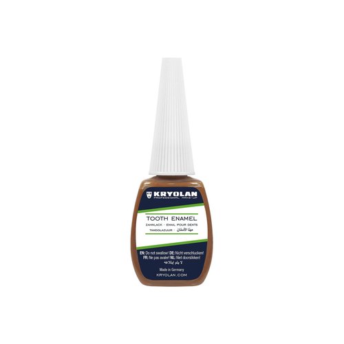 Professional Tooth Enamel, Special Effects Tooth Paint By Kryolan (Ivory)- Temporary Liquid Teeth Color For SFX Teeth Makeup Halloween Cosplay Theater- Blackout/ Rotten/ Tooth Decay Makeup- 0.4 Fl Oz