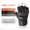 WYOX MMA Gloves for Men and Women, Lightweight UFC Mixed Martial Arts Grappling Sparring Punching Bag Kickboxing Mitts (Black - Small)