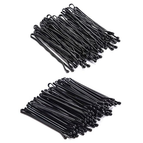 Hair Pins Black,Black Hair Clip,Secure Hold Hair Pins With Store Box, Hair Pins for Kids, Girls and Women,for All Hair Types.(100Pcs)