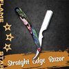 Joker Coated Changeable Blade Professional Barber Straight Edge Salon Hair Cut Razor 100% Stainless Steel with Blades By "FLAME STAR"