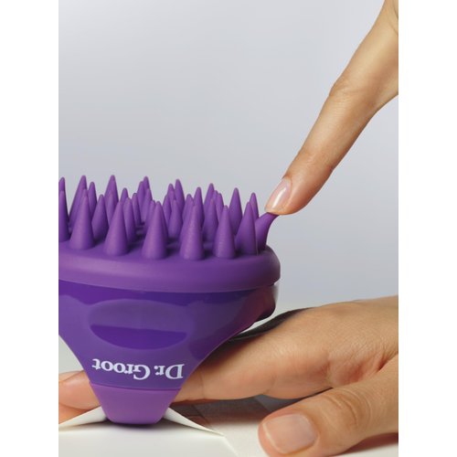 Dr. Groot Premium Scalp Cleansing Brush, Hair Scalp Massager, Scalp Scrubber with Soft Silicone Bristles, Hair Shampoo Brush for Scalp Exfoliation, Wet Dry Hair Brush for Scalp Care, Korean Hair Care