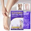 OUKEYA Foot Peel Mask (1 Pairs) - For Baby Soft Skin Remove Dead Skin, Dry, Cracked Feet & Callus,Urea， Spa,Exfoliating, For Dry Cracked Feet Extreme.
