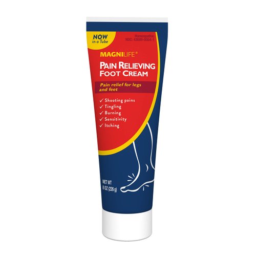 MagniLife Foot Cream, All-Natural Moisturizing Foot Cream with Beeswax and Eucalyptus (8oz)