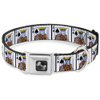 Buckle-Down Seatbelt Buckle Dog Collar - King of Spades - 1.5" Wide - Fits 13-18" Neck - Small