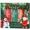 BEUKING 3Pcs Moisturizing Lip Blam, Smooth Anti-Chapted Lip Butters, Lip Repair Stick, Making Lip Tender Soft, Prevent Dryness & Chapping Fading Lip Line for Christmas Gifts Daily Girl Men Lip Care