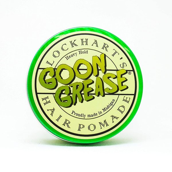 Lockhart’s Authentic Handcrafted Original Goon Grease Hair Pomade Firm Hold, High Shine (3.4oz.)