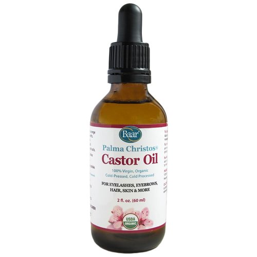 Baar Palma Christos Castor Oil, Organic, 100% Pure, Cold-Pressed, Hexane-Free Products. Helps wit...
