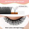 Bonita Lashes I Classic YY Eyelash Extension Kit I Individual Lashes I False Eyelashes I Faux Mink Lashes I C Curl 0.07 YY Thickness I Mix 8-14mm Length I Eyelash with Natural Look I Classic Eyelashes Extensions I Lash Extension Kit I Professional Supplie
