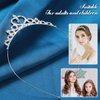 Sibba Princess Crown Tiara Girls Headband Hair Hoop Tiara Rhinestone Crystal Pearl Tiara Tiara Head Crown for Women Girls Wedding Prom Party Costume Christmas Gifts, One Size, Alloy, No Gemstone