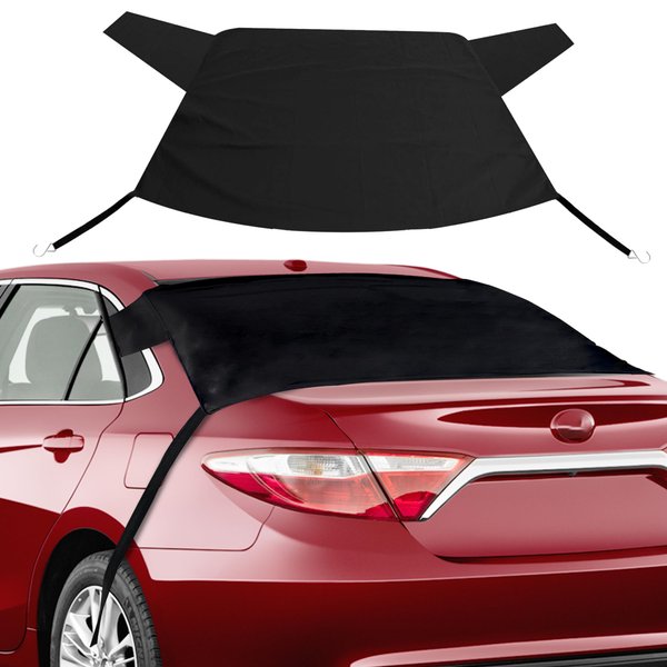 EcoNour Rear Windshield Cover for Ice and Snow | Car Back Window Snow and Frost Cover Gives Complete Protection from Snow and Other Winter Debris | Winter Car Accessories for Sedan, SUV & Van