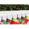 Christmas Stocking Holders for Mantle,6 Pack Adjustable Stocking Holder Non-Skid Stocking Hangers Lightweight Stocking Hooks for Fireplace,Mantel Stocking Holders Clip for Xmas Home Party Decoration