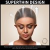 FANDAMEI HD Wig Cap, 4PCS Ultra Thin Wig Caps Light Brown, Nylon Wig Caps for Women Stretchy, Natural Transparent HD Wig Caps for Lace Front Wigs. Summer Wear Comfortable Wig Cap