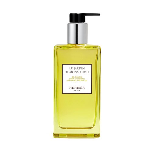 Hermes Le Jardin De Monsieur Li Hair and Body Refillable Shower Gel for Unisex, 6.5 Ounce