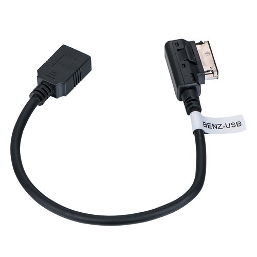 Generic USB Type A to USB Female Flash Drive C/E/GLK/CLS/GL/S/ML/SLK MMI Socket Adapter
