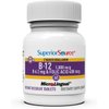 Superior Source No Shot Vitamin B12 Cyanocobalamin (1000 mcg), B6, Folic Acid, Quick Dissolve MicroLingual Tablets, 60 Count, Increase Energy, Healthy Heart, Boost Metabolism, Stress Support, Non-GMO