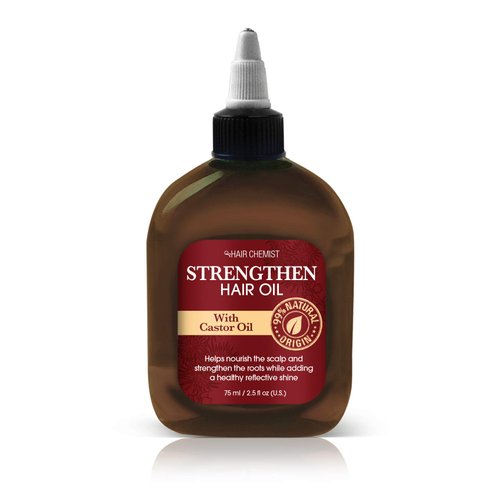 Hair Chemist Strengthen Hair Oil with Castor Oil 2.5 ounce (2-Pack)