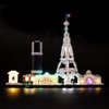BRIKSMAX Led Lighting Kit for Architecture Paris Skyline Collection - Compatible with Lego 21044 Building Blocks Model- Not Include The Lego Set