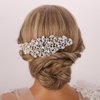 Rumtock Vintage Wedding Bridal Silver Hair Comb Bridesmaid Side Combs for Women Girls Boho Vintage Hair Piece