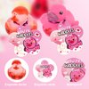 20pcs Valentine's Day Rubber Ducks with Greeting Card, Pink Mini Rubber Ducky Assorted Ducks Bath Toys Valentine Party Favors for Kids Classroom Gift Exchange