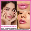 XINGXYUEL Magic Color Changing Lip Oil Tinted Lip Gloss Hydrating Conversion Lip Glow Oil Color Changing Lip Balm Shimmer Glossy Non-Sticky Plumping Lip Oil Stain