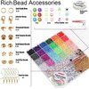 YMSDZHL 6000+PCS Clay Beads Bracelet Making Kit,24 Color DIY Flat Preppy Beads for Friendship Jewelry Making,Polymer Heishi Beads with Charms Gifts for Teen Girls Crafts for Ages 4-12