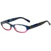 Calabria 4377 Cat Eye Floral Paisley Reading Glasses +2.00 Bulk Variety 3 Pack Women One Power Readers Cute Eyeglass w/Case