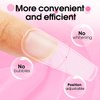 AIMEILI Solid Nail Glue Gel for False Nail Tips Fake Nails, Strong Adhesion Nail Gel Glue for Nail Extension Soft Gel Nail Tips