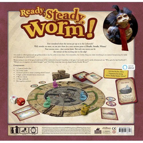 Jim Henson's Labyrinth: Ready, Steady, Worm! Board Game