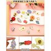 20 Pieces Cute Enamel Brooch Pins Set Enamel Pins Kawaii Backpack Pins for Women Men DIY Badges Clothing Jacket Bags Presents (Flower)