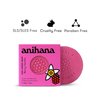 ANIHANA Feel-Good Soap 3 Pack with Coconut Oil and Shea Butter Gentle Cleansing Paraben Free Cruelty Free Refreshing Berry Vanilla Scent 4.2 oz each