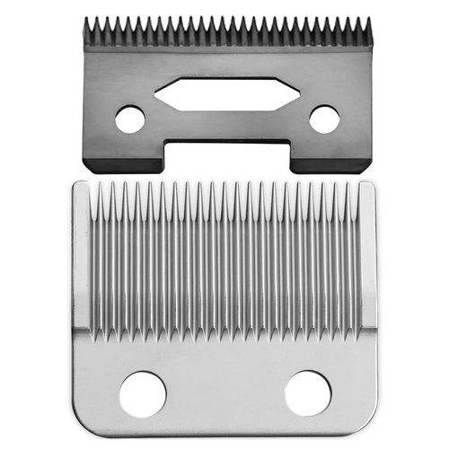 Anrom Professional 2-hole Clipper Blade Flat-tooth Powder Metallurgy Blades Set Replacement Blade for Wahl Senior Magic Clip Reflections Senior Clippers