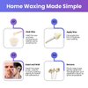 Waxfans Nose Wax Kit Men,Ear Hair Wax Kit,100g Wax,for 20 Uses,Nose & Ear Hair Removal for Men and Women,Long-lasting for 4 Week (Purple)