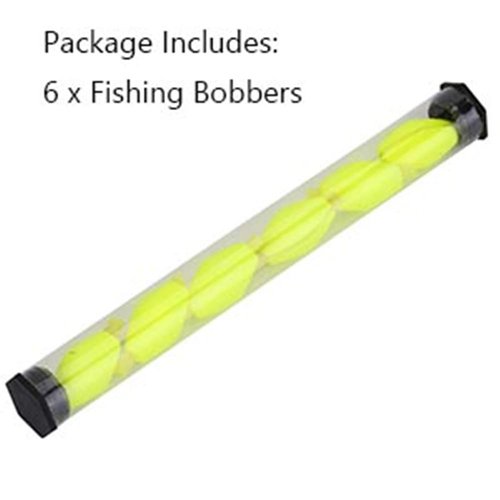 Tbest Fly Fishing Indicator Flies,Fly Fishing Strike Indicator,Fly Fishing Float Strike Indicator Fishing Bobbers,6pcs Float Foam Fly Fishing Buoy Bobbers Strike Indicator Fishing Tackle(Yellow)