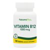 NaturesPlus Vitamin B12 (Methylcobalamin) - 1000 mcg, 90 Vegetarian Tablets - High Potency Red Blood Cell Support - Natural Energy Booster, Promotes Overall Health - Gluten-Free - 90 Servings