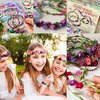 Hapinest Make Your Own Flower Crown Kit & Bracelet Craft Kit, DIY Flower Crown Making Kit Headband Making Kit Perfect Birthday Gifts, Arts and Crafts for Girls & Boys Ages 6 7 8 9 10 Years Old & Up