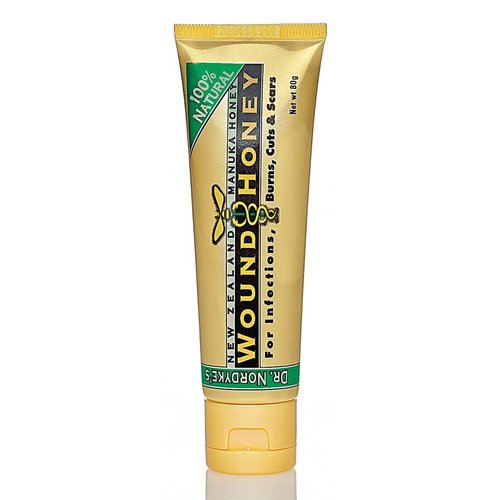 Dr. Nordyke's Wound Honey New Zealand Manuka Honey for Infections,Burns,Cuts and Scars (80g)