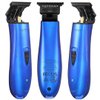 Supreme Trimmer T Shaper DLC Trimmer for Men (120 Min Run Time) Low Noise Professional Barber Trimmer for Sensitive Skin, Kids & Elderly – Men’s Cordless Beard Trimmer | ST5205 Blue