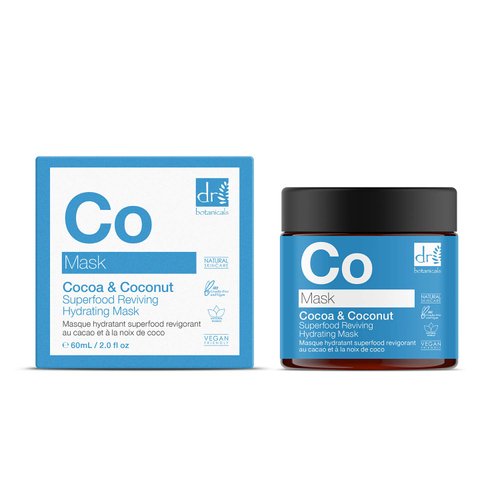 Dr Botanicals Natural Skincare Cocoa & Coconut Superfood Reviving Hydrating Mask 60ml/2.02 Fl Oz